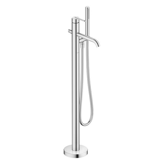 Duravit Balcoon Einhebel-Wannenmischer bodenstehend, Chrom, 21l/min, Ausladung 201mm, Höhe 922mm, 2 Verbraucher