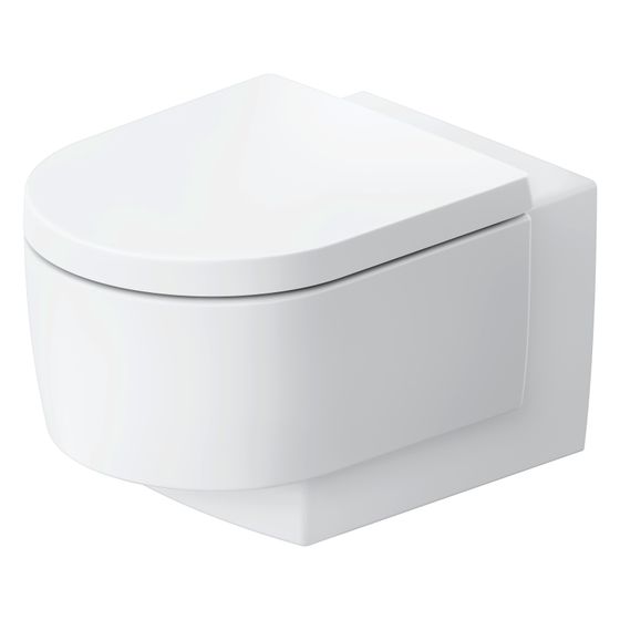Duravit Balcoon Wand-WC 540x370x360mm Weiß Seidenmatt 45l DuraShield Tiefspüler rimless waagerecht