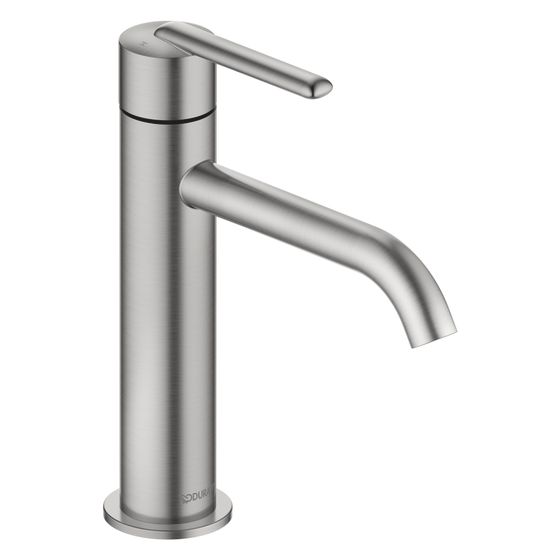 Duravit Balcoon Einhebel-Waschtischmischer M FreshStart, MinusFlow, Edelstahl geb.4l/min, Hebelgriff, 138mm, Höhe 197mm