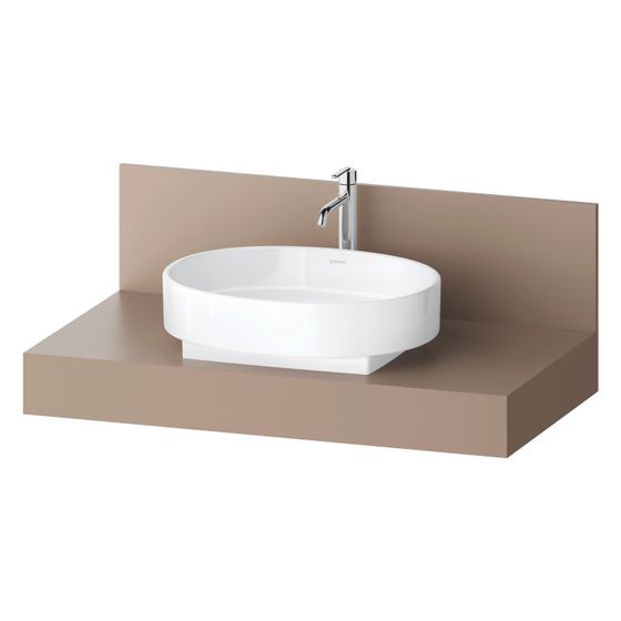Duravit Balcoon Konsole 550x1000x370mm Umbra Matt ohne Konsolenträger 1 Ausschnitt/Waschplatz mittig