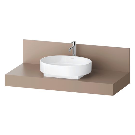 Duravit Balcoon Konsole 550x1200x370mm Umbra Matt ohne Konsolenträger 1 Ausschnitt/Waschplatz mittig