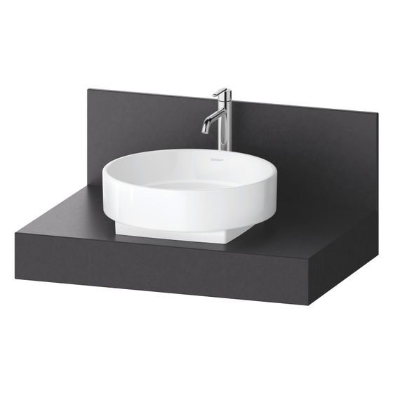 Duravit Balcoon Konsole 550x800x370mm Lava Struktur Matt ohne Konsolenträger 1 Ausschnitt/Waschplatz mittig