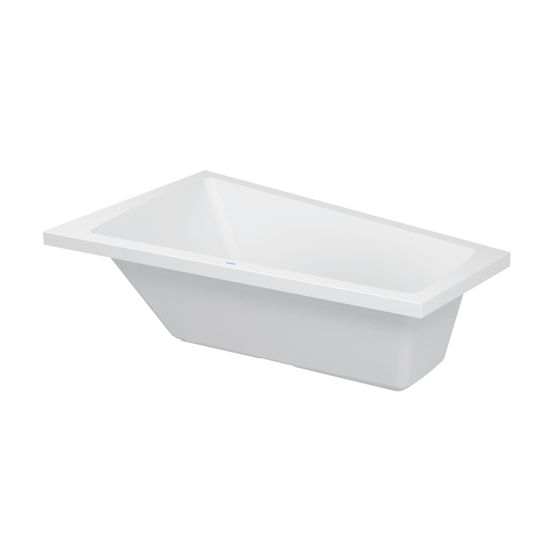 Duravit Paiova Badewanne 485x1000x1700mm, 180l, Weiß glänzend, Trapezförmig, Einbau, 1 Rückenschräge L