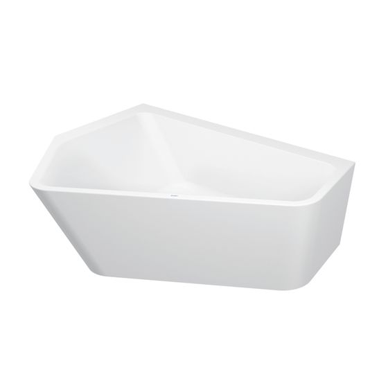 Duravit Paiova Badewanne 5 460x1400x1900mm, 267l, Weiß glänzend, Fünfeck, Ecke L, 2 Rückenschrägen Nahtlose Acrylverkl.