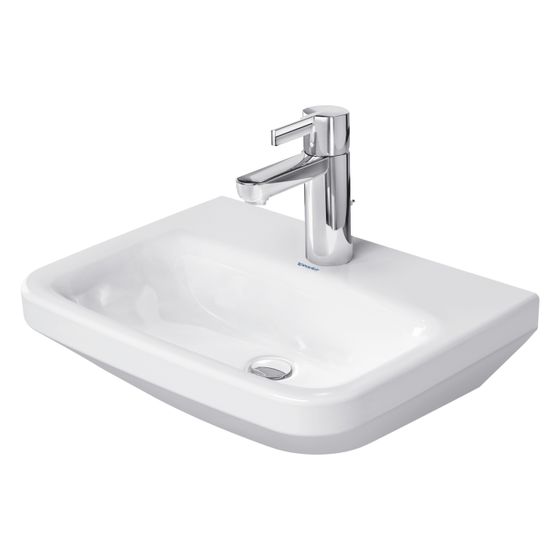 Duravit DuraStyle Handwaschbecken 335x450x115mm, Weiß Hochglanz, WonderGliss, Rechteckig,1 Waschplatz/HL mittig, ohne Überlauf