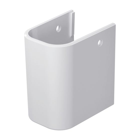 Duravit Happy D.2 Halbsäule aus Keramik 280x180x280mm, Weiß Hochglanz, wandhängend, für 70950