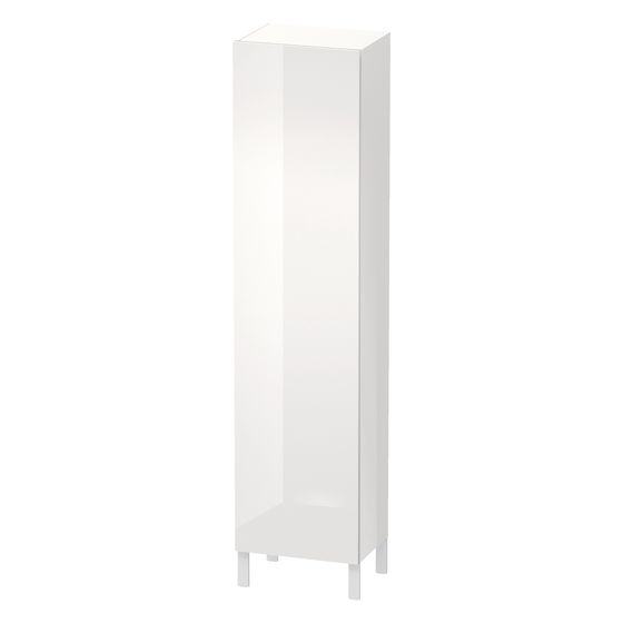 Duravit L-Cube Hochschrank Dekor variabel 200-363x250-500x1321-2000mm Taupe SM, 1 Tür L, Grifflos, 3 Glasfachböden, 50mm