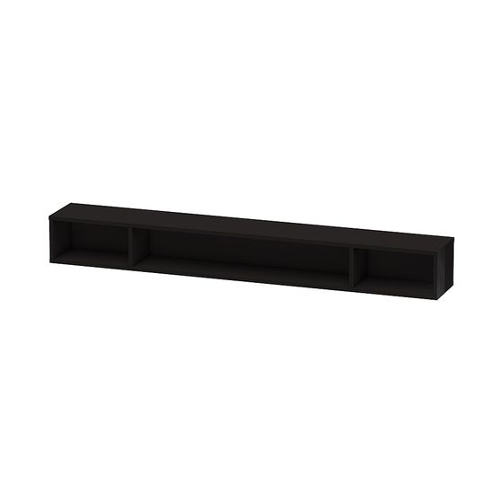 Duravit L-Cube Regalelement Wandmontage 140x1000x120mm, Schwarz, 3 oF, mit Befestigungsmaterial