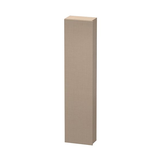 Duravit DuraStyle Hochschrank Dekor 240x400x1800mm, Leinen Matt, 1 Tür L, Grifflos, 5 Glasfachböden, 20mm