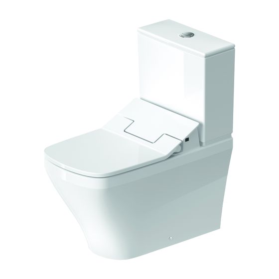 Duravit Stand WC Kombination für Dusch-WC-Sitz DuraStyle 705x390x420mm, Weiß Hochglanz, 4,5l, Tiefspüler, geschlossen, waager.