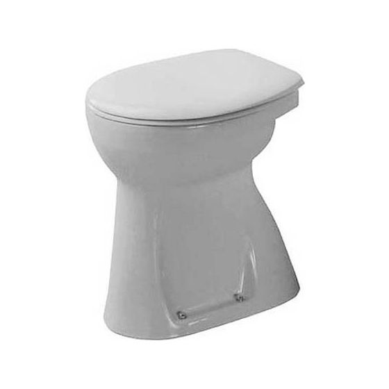 Duravit Design Classics Stand WC 505x360x490mm, Weiß Hochglanz, 6l, Flachspüler, geschlossen, senkrecht, Unten, Barrierefrei