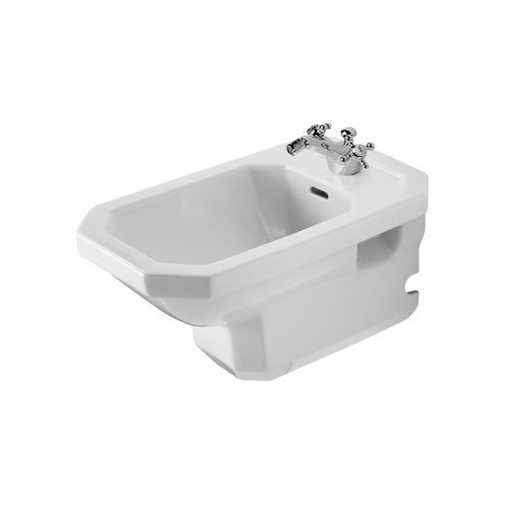 Duravit Serie 1930 Wandbidet 585x360x345mm, Weiß Hochglanz, 1 HL, mit HLB/Überlauf