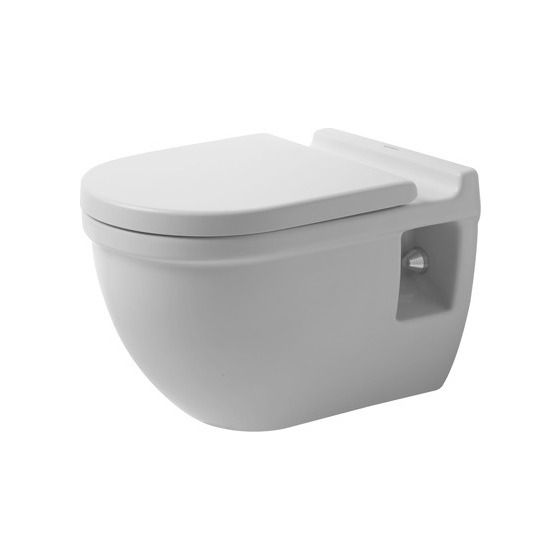 Duravit Starck 3 Wand-WC 545x365x420mm, Weiß Hochglanz, 6l, HygieneGlaze, Tiefspüler, geschlossen, waagerecht