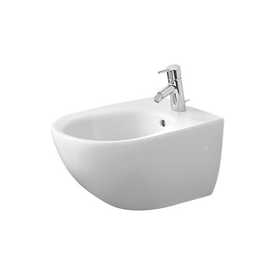 Duravit Architec Wandbidet 580x365x290mm, Weiß Hochglanz, 1 HL, HLB, Überlauf, verdeckte Befestigung