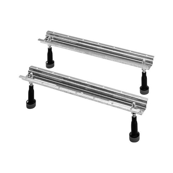 Duravit Fußgestell für Bade- und Duschwannen, Seitenlänge größer als 1000mm, Höhe 130-210mm, 2 Stück