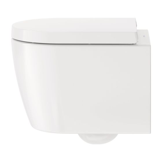 Duravit ME by Starck Wand-WC 480x370x350mm, Weiß Hochglanz, 4,5l, Tiefspüler, rimless, waagerecht
