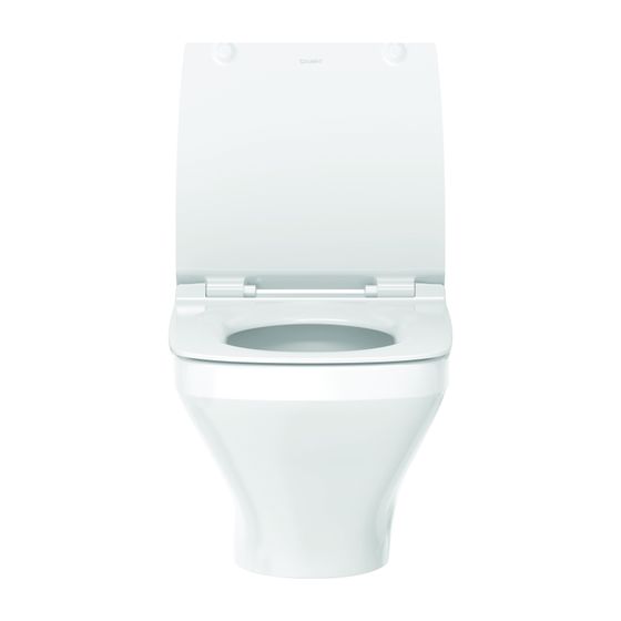 Duravit DuraStyle WC-Set wandh., Wand-WC, WC-Sitz, Weiß Hochglanz, Spülrand rimless, DuraFix, Abgang waagerecht, Spülmenge 4,5l