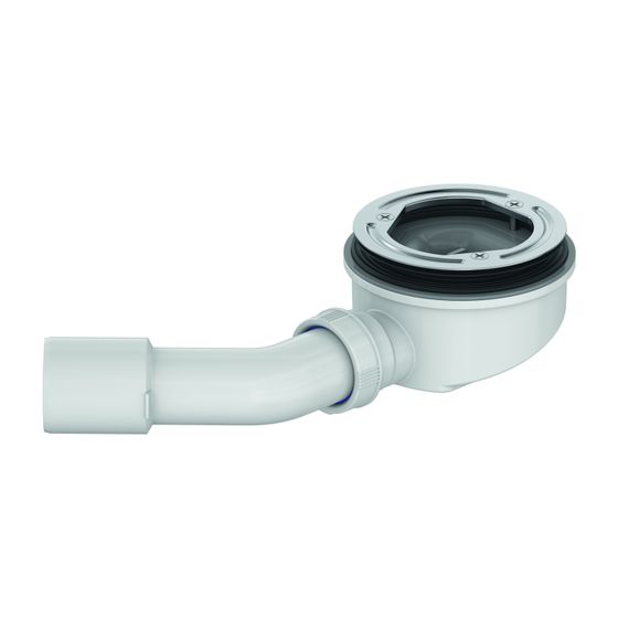 Duravit Sustano Duschwannenablauf aus Kunststoff 160x205x65mm, waagerecht, Sperrwasserhöhe 30mm, 27l/min