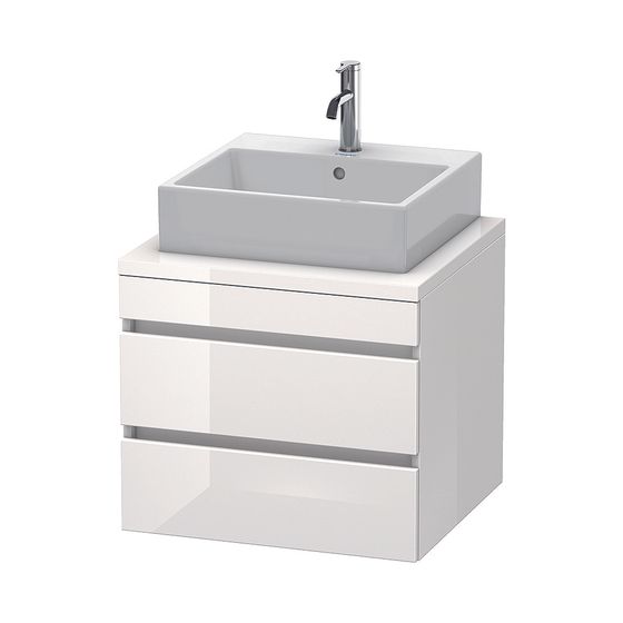 Duravit DuraStyle Konsolenwaschtischunterbau wandh. 548x600x512mm ohne KSP Natur Eiche Matt/Korpus Mattweiß Grifflos 2 SK