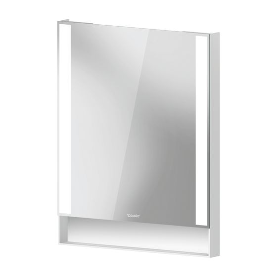 Duravit Qatego SpiegelWandmontage 65x600x750mm, Mattweiß, LED, 23W, Betätigung Sensorschalter unten/mitte