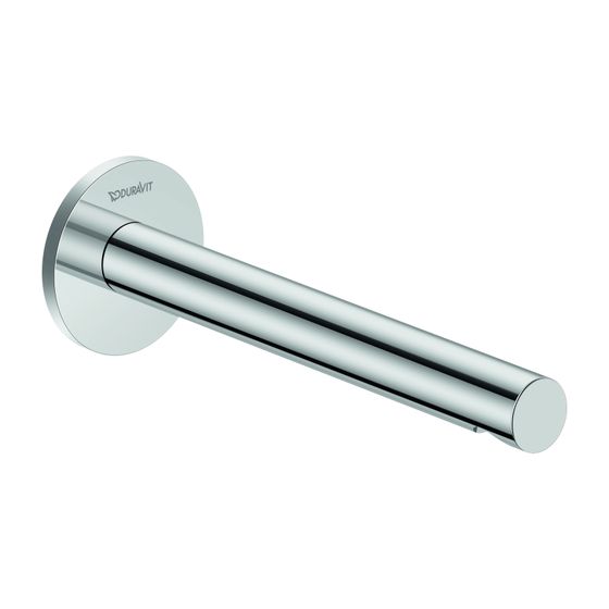 Duravit Circle Wanneneinlauf Unterputz, Chrom Hochglanz, Rosette rund, Ausladung 200mm,17 l/min