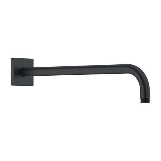 Duravit Brausearm Länge 410mm Wandmontage Rosette eckig, Mattschwarz