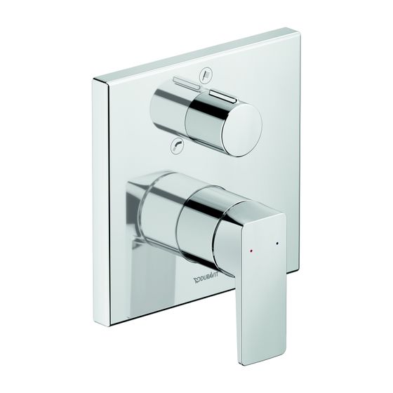 Duravit Manhattan Einhebel-Wannenmischer Unterputz, Anzahl Verbraucher 2, Chrom, Handb./Wanneneinlauf, Rosette eckig, 150x173mm