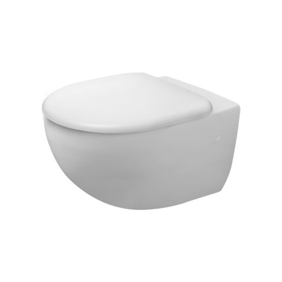 Duravit Architec Wand-WC 575x365x310mm, Weiß Hochglanz, 4,5l, Tiefspüler, geschlossen, waagerecht