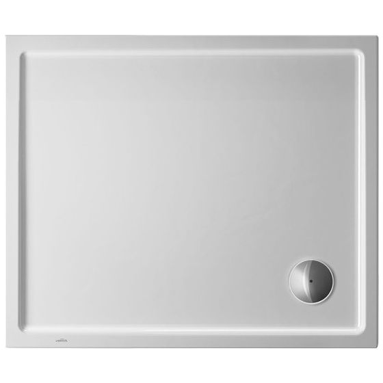 Duravit Starck Slimline Duschwanne 750x900x45mm, Rechteckig, Weiß glänzend, Antislip, aus Sanitäracryl, Ablauf Ecke, Höhe 45mm