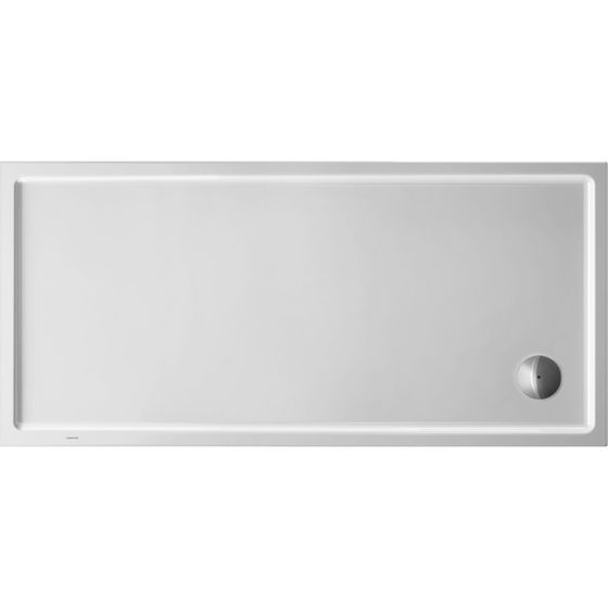 Duravit Starck Slimline Duschwanne 800x1600x60mm, Rechteckig, Weiß glänzend, Antislip, aus Sanitäracryl, Ablauf Ecke, Höhe 60mm