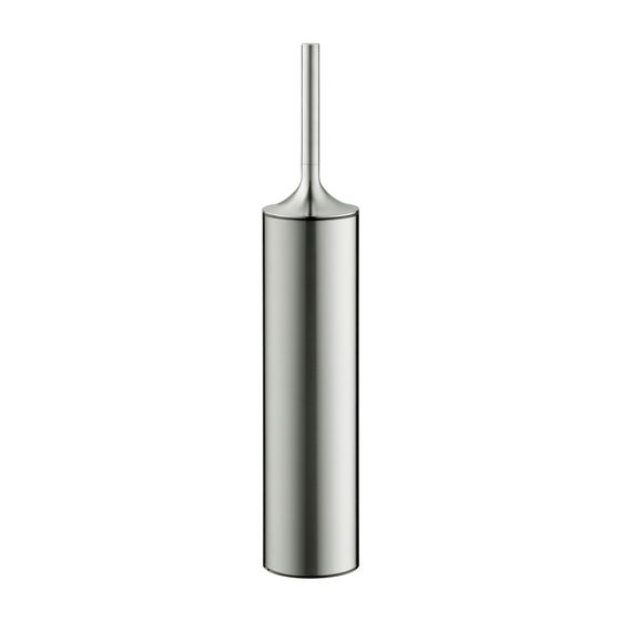 Duravit Bürstengarnitur Starck T 80x80x432mm, bodenstehend Edelstahl gebürstet, Messing