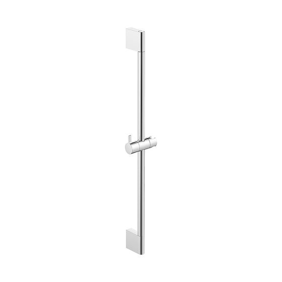 Duravit Brausestange 900mm, Handbrausehalterung höhenverstellbar, Edelstahl gebürstet