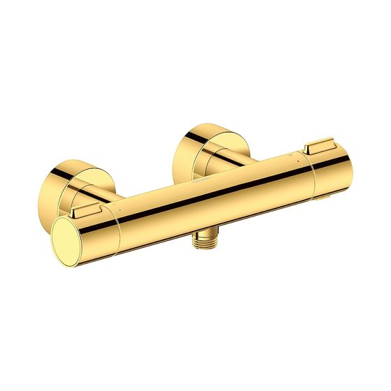 Duravit Thermostatarmaturen Brausethermostat Aufputz, Gold poliert, S-Anschlüsse, 1/2