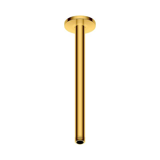 Duravit Brausearm Länge 300mm Deckemontage Rosette rund, Gold poliert