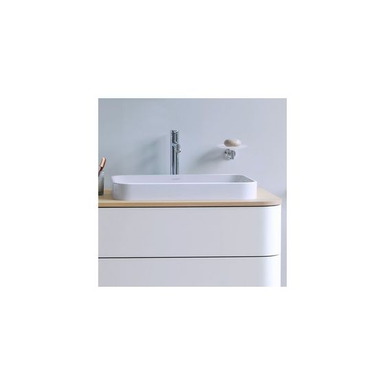 Duravit Happy D.2 Konsole 550x1600x16mm, Mediterrane Eiche Matt, ohne Konsolenträger, 1 Ausschnitt/Waschplatz, mittig