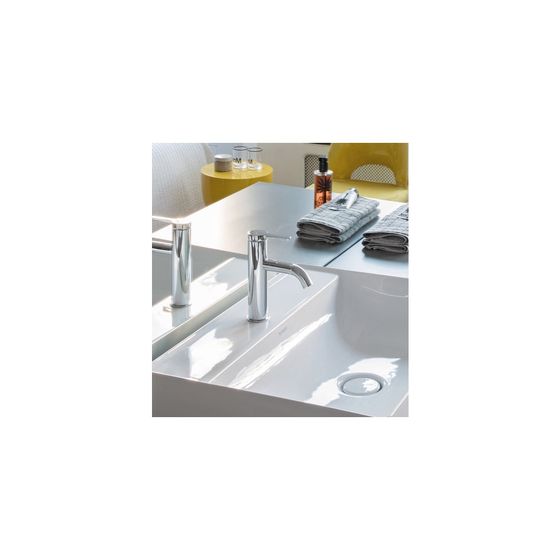 Duravit DuraSquare Aufsatzbecken 600mm, Weiß Hochglanz, DuraCeram, Rechteckig, mit HLB ohne ÜL, RW glasiert