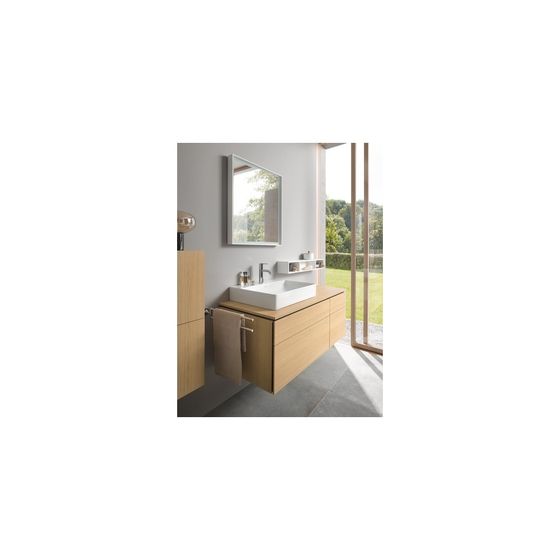 Duravit L-Cube Konsolen-WTU wandh. 550x1420x482mm Natur Eiche Matt, mittig, mit KSP, Dekor, 2 SK, Grifflos, LC4877030300000