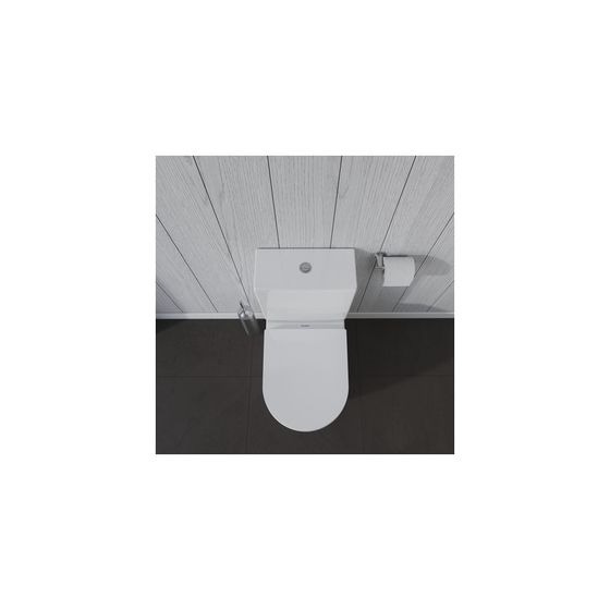 Duravit ME by Starck Spülkasten aus Keramik 180x395x350mm, Weiß, WonderGliss, 6/3l, Dual Flush, Wasseranschluss R, L