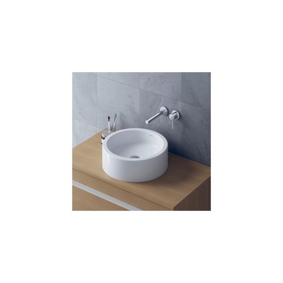 Duravit Circle Einhebel-Waschtischmischer, Chrom 5,5l/min, Hebelgriff, Ausladung 200mm, Höhe 85mm, Normalstrahl