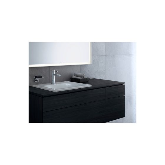 Duravit Circle Einhebel-Waschtischmischer M MinusFlow, MinusFlow, Chrom 3l/min, mit Garnitur, Hebelgriff, Aus.117mm, Höhe 176mm