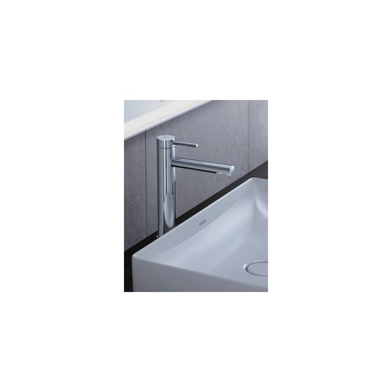Duravit Circle Einhebel-Waschtischmischer L, Chrom 4,5l/min, Hebelgriff, Ausladung 160mm, Höhe 245mm, Normalstrahl
