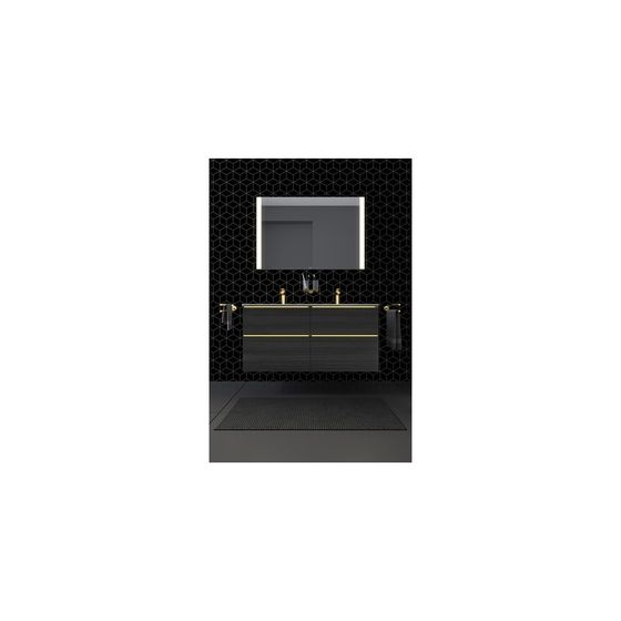 Duravit Push-open Ventil Universal, Gold poliert, geeignet für Waschtisch mit Überlauf, d.63,5mm