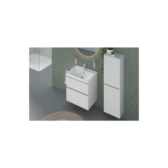 Duravit Push-open Ventil Universal, Edelstahl gebürstet, geeignet für Waschtisch mit Überlauf, d.63,5mm