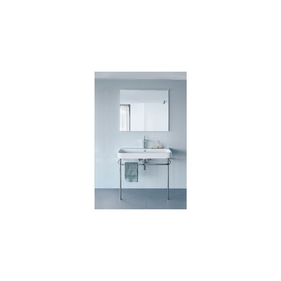 Duravit Happy D.2 Waschtisch 505x1000x170mm, WonderGliss, Weiß Hochglanz, Rechteckig, 1 WP/HL mittig, mit ÜL, geschl.