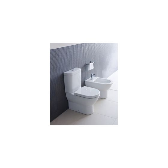 Duravit Darling New Stand Bidet 630x370x400mm, Weiß Hochglanz, 1 HL, mit Überlauf mit Befestigungsmaterial