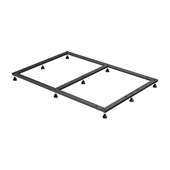 Duravit Fußgestell 1000x1600x85-100mm für Tempano Duschwannen