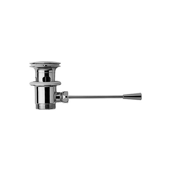 Duravit Kniehebelventil, Betätigung waagerecht, Chrom