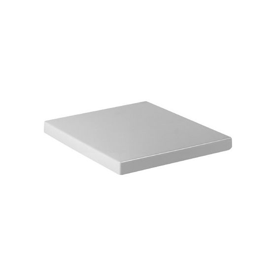 Duravit Starck X WC-Sitz, eckig, Weiß Hochglanz 565x45x426mm, mit Absenkautomatik, Edelstahl-Scharniere, überlappend