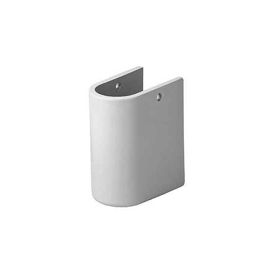 Duravit Starck 3 Halbsäule aus Keramik 275x165x280mm, Weiß Hochglanz, unter Waschtisch, für 030050, 075045,030160, 030155