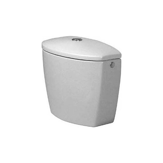 Duravit Design Classics Lago Spülkasten aus Keramik 185x420x365mm, Weiß, 6/3l, Dual Flush, Wasseranschluss R/L 3/8